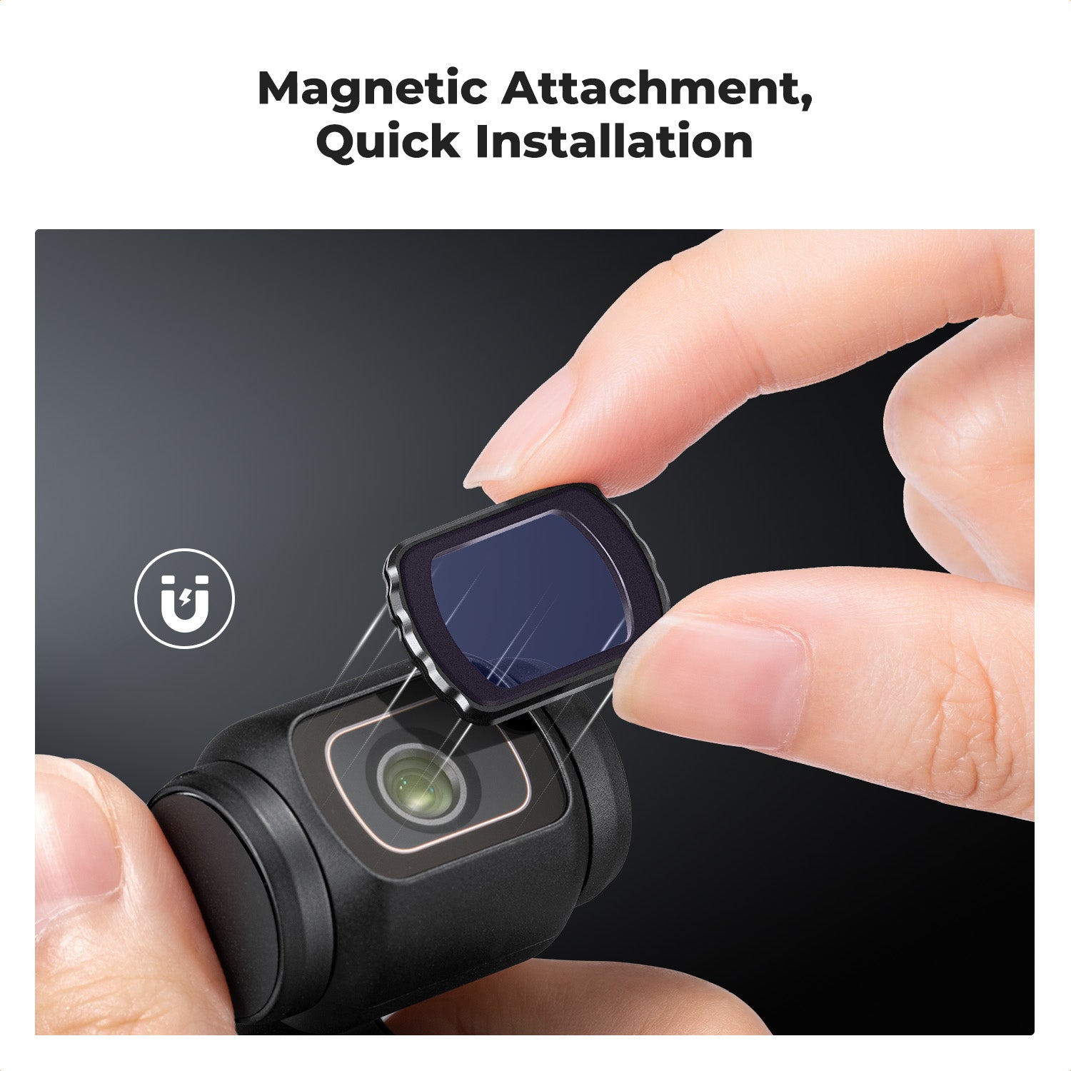 K&F DJI Osmo Pocket 3 Magnetic Clear-Natural Night Filter - Light Pollution Reduction Filter for Night City Sky / Star Shots, Optical Glass / HD / Multi-Coated Filters K&F DJI Osmo Pocket 3 Magnetic Clear-Natural Night Filter - Light Pollution Reduction Filter for Night City Sky / Star Shots, Optical Glass / HD / Multi-Coated Filters